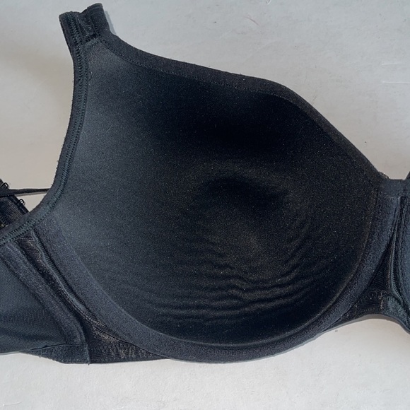 Cacique Black Gold Star Underwire Full Coverage Bra - Picture 3 of 4